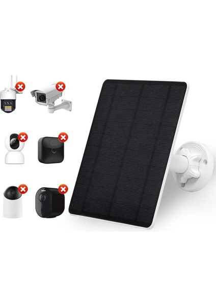 Güvenlik Kamerası Için Güneş Paneli, Kameralar Için 5W USB Güneş Paneli Dc 5V, Kamera Güneş Paneli Şarj Cihazı, IP65 Güneş Paneli Şarj Cihazı (Yurt Dışından) fiyatları