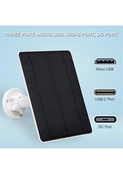 Güvenlik Kamerası Için Güneş Paneli, Kameralar Için 5W USB Güneş Paneli Dc 5V, Kamera Güneş Paneli Şarj Cihazı, IP65 Güneş Paneli Şarj Cihazı (Yurt Dışından) modelleri