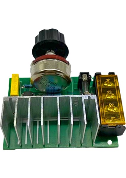 4000W Ac Voltaj Regülatörü 220V Motor Hız Kontrolü Fırçasız Tristör Dimmer Sıcaklık Kontrol Anahtarı (Yurt Dışından)