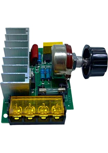 4000W Ac Voltaj Regülatörü 220V Motor Hız Kontrolü Fırçasız Tristör Dimmer Sıcaklık Kontrol Anahtarı (Yurt Dışından)