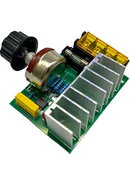4000W Ac Voltaj Regülatörü 220V Motor Hız Kontrolü Fırçasız Tristör Dimmer Sıcaklık Kontrol Anahtarı (Yurt Dışından)
