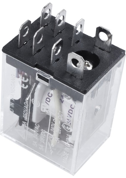Dc 12V Bobin 10A 240VAC 28VDC Dpdt Elektromanyetik Röle JQX-13F2Z (Yurt Dışından)
