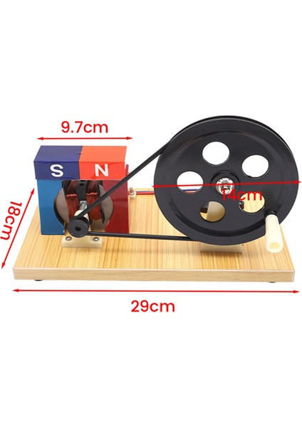 El Kranklı Ac ve Dc Jeneratör Orta ve Lise Fizik ve Elektrik Deneysel Ekipmanı J24019 (Yurt Dışından) fiyatları