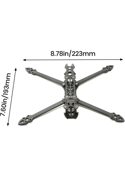 Mark4 7 Inç 295 mm 5 mm Kol Quadcopter Çerçeve Kiti Mark4 V2 Fpv Yarış Quadcopter Için (Yurt Dışından)