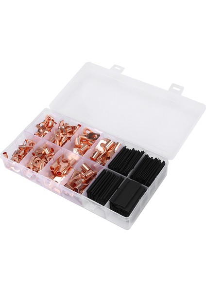 260PCS Bakır Halka Terminali Tel Kıvrım Sc Kablo Konektörü Sıralama Kiti (Yurt Dışından)