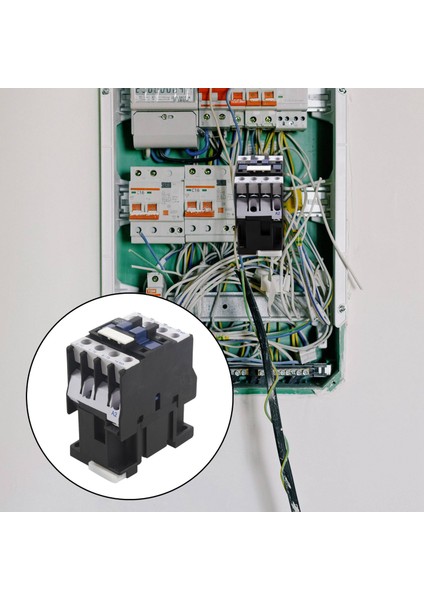 Güç Ac Kontaktörü 1no Ac 220V 50/60Hz Bobin Motor Marş Rölesi 32A 3-Faz-Kutup (Yurt Dışından)