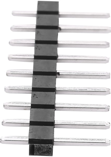 100 Adet Erkek Başlık Pimleri, Düz Tek Sıra 40 Pin 0.1 Inç (2.54MM) Erkek Pin Başlık Konektörü Pcb Kartı Pin Konnektörü Bileşen Hammaddeleri (Yurt Dışından)