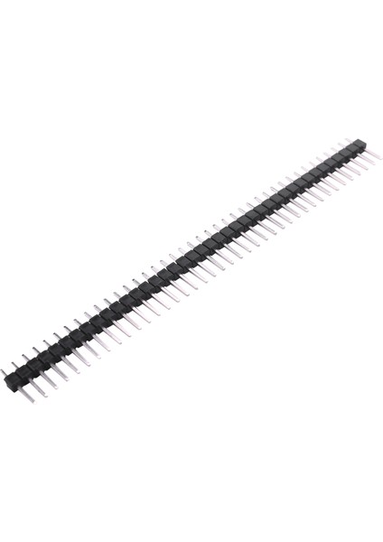 100 Adet Erkek Başlık Pimleri, Düz Tek Sıra 40 Pin 0.1 Inç (2.54MM) Erkek Pin Başlık Konektörü Pcb Kartı Pin Konnektörü Bileşen Hammaddeleri (Yurt Dışından)