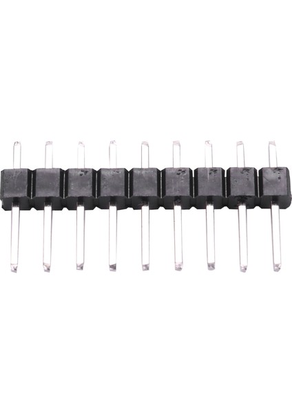100 Adet Erkek Başlık Pimleri, Düz Tek Sıra 40 Pin 0.1 Inç (2.54MM) Erkek Pin Başlık Konektörü Pcb Kartı Pin Konnektörü Bileşen Hammaddeleri (Yurt Dışından)