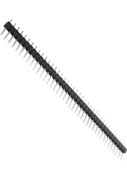 100 Adet Erkek Başlık Pimleri, Düz Tek Sıra 40 Pin 0.1 Inç (2.54MM) Erkek Pin Başlık Konektörü Pcb Kartı Pin Konnektörü Bileşen Hammaddeleri (Yurt Dışından)