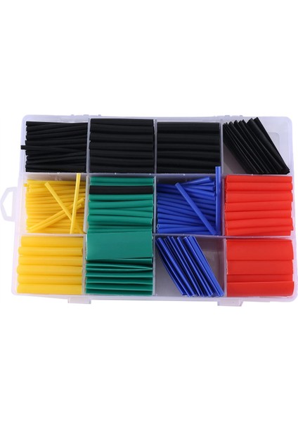 2 Takım 530 Adet Isı Büzüşmeli Kovan Tel Koruma Kovanı Yalıtım Isı Büzüşmeli Tüp Kutulu (Yurt Dışından) modelleri