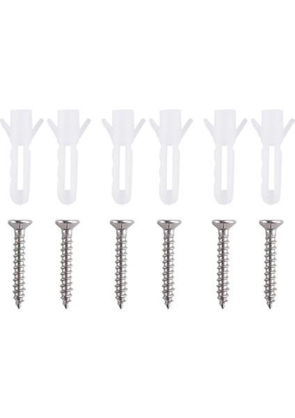 6 Adet Metal Ayna Klipsleri 3/4 Geniş Kanallı Ayna Askı Klipsi Aynalar Için Büyük Ağır Tutucu Klipsler (Yurt Dışından)