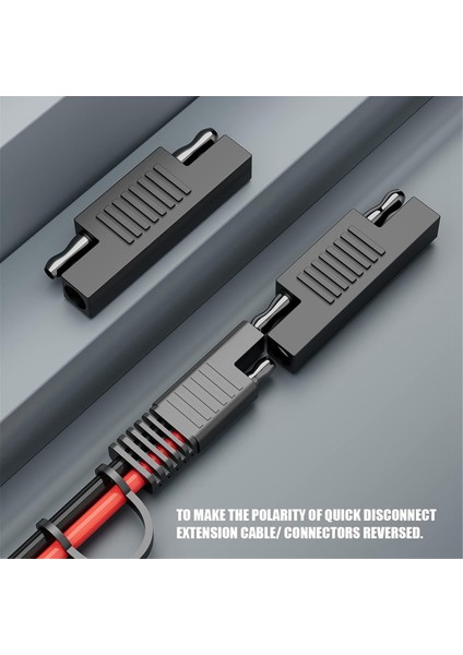 Sae Konnektörü Sae'den Sae'ye Polarite Ters Hızlı Bağlantı Kablosu Fiş Adaptörü Güneş Paneli Akü Şarj Cihazı Için-5'li Paket (Yurt Dışından) fiyatları