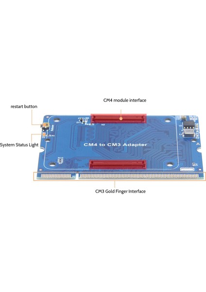 Raspberry Pi Bilgi Işlem Modülü Için Cm4'ten Cm3'e Adaptör CM4/CM3+/CM3/CM3L Serisi Adaptör Kartı 3V/5V'YI (Yurt Dışından)