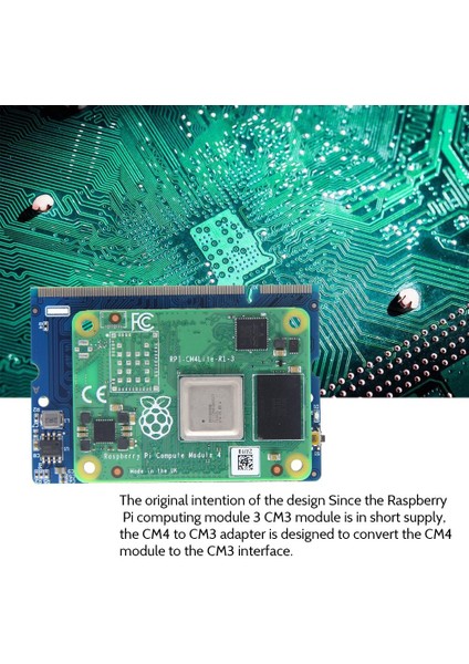 Raspberry Pi Bilgi Işlem Modülü Için Cm4'ten Cm3'e Adaptör CM4/CM3+/CM3/CM3L Serisi Adaptör Kartı 3V/5V'YI (Yurt Dışından)