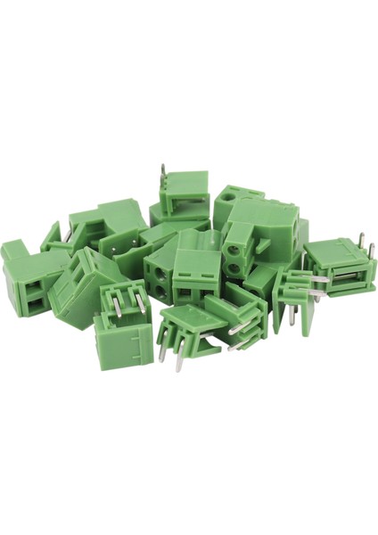 10 Adet 5.08MM Pitch 2pin Takılabilir Vida Pcb Terminal Bloğu Konektörü Dik Açı (Yurt Dışından)