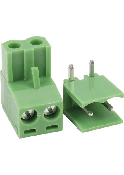 10 Adet 5.08MM Pitch 2pin Takılabilir Vida Pcb Terminal Bloğu Konektörü Dik Açı (Yurt Dışından)