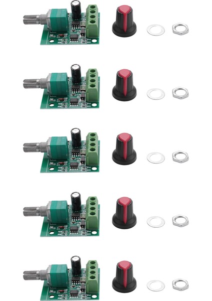 5pc Dc 1.8V 3V 5V 6V 12V 2A Pwm Motor Hız Kontrol Cihazı Düşük Voltajlı Motor Hız Kontrol Cihazı Ayarlanabilir Sürücü Modülü 1803BK (Yurt Dışından)