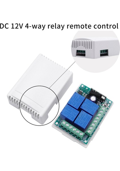 4 Kanal 433MHZ Garaj Uzaktan Kumandası ile Kablosuz Uzaktan Kumanda Anahtarı (Yurt Dışından) fırsatları
