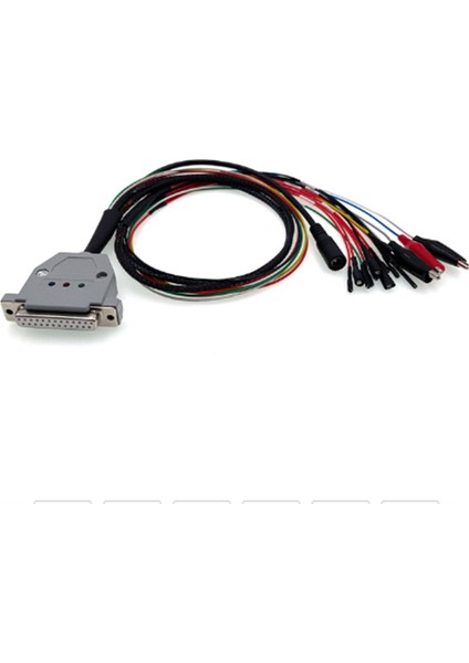 3 LED Işıklı Önyükleme Tezgahı Kablosu DB25 Ecu Tezgahı Pinout Kablosu Sm2 Pro J2534 Vcı Okuma ve Yazma Ecu Batt Vcc Klıne Can-L (Yurt Dışından)
