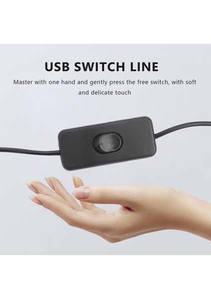 USB A Erkek - Dişi Uzatma Kablosu, Açma / Kapama ile (Yurt Dışından)