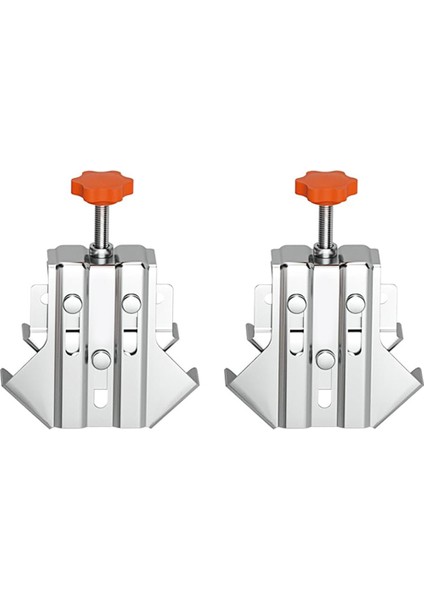 Ahşap Işleme Için Paslanmaz Çelik Dik Açı Kelepçesi, Dayanıklı Pas ve Korozyon 90 Derece Köşe Kelepçeleri Ayarlanabilir 2 Adet (Yurt Dışından)