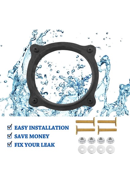 385310063 Select Dometic/sealand Rv Tuvalet Siyahı Için Zemin Flanşı Contası ve Montaj Kitinin Değiştirilmesi (Yurt Dışından) indirimleri