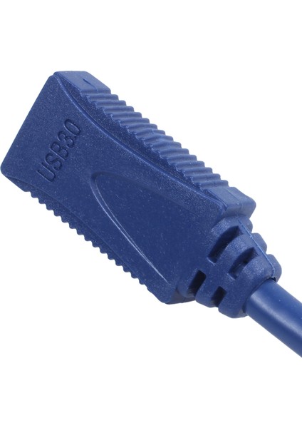 Mavi USB 3.0 Erkek - Erkek F/m Tip A Konnektör Uzatma Kablosu 30CM (Yurt Dışından)