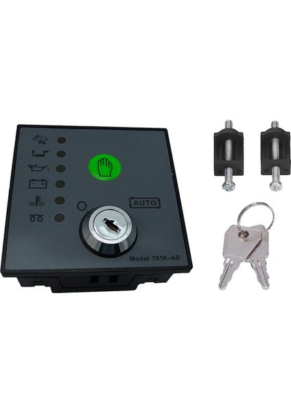 DSE701AS Jeneratör Kontrol Cihazı Otomatik Başlatma Modülü, Tuşlu Jeneratör Kontrol Paneli Kendiliğinden Başlatma Aksesuarları (Yurt Dışından)