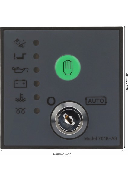 DSE701AS Jeneratör Kontrol Cihazı Otomatik Başlatma Modülü, Tuşlu Jeneratör Kontrol Paneli Kendiliğinden Başlatma Aksesuarları (Yurt Dışından) fiyatları