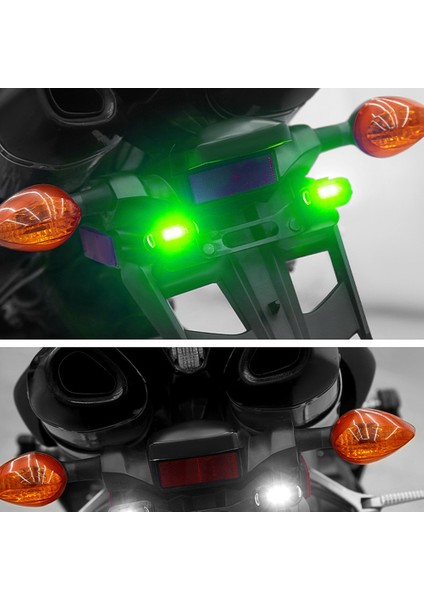 Adet Evrensel LED Çarpışma Önleyici Mini Uyarı Işığı Drone ile Çakarlı Lamba 7 Renk Dönüş Sinyali Göstergesi Motosiklet (Yurt Dışından) modelleri