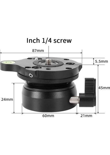 Evrensel Çok Fonksiyonlu Yatay Ayarlı Koltuk Panoramik Kafa Tripod Dslr Kamera Ayar Masası Kubbe Tabanı, A (Yurt Dışından) fırsatları