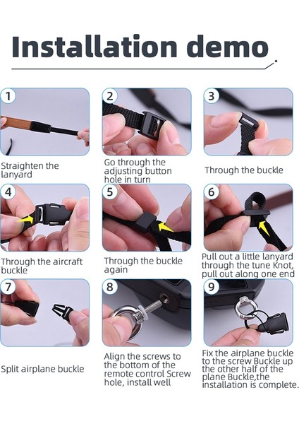 Mini 3 Pro Kordon Boyun Askısı Uzaktan Kumanda Asılı Askılar Omuz Askısı Drone Rc Aksesuarı, Siyah (Yurt Dışından) fırsatları