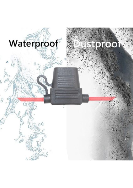 Adet 16 Ölçer Awg Sigorta Tutucu Su Geçirmez Toz Geçirmez Araba Tekne Suv Için Inline Sigorta Kutusu (Yurt Dışından) fiyatları