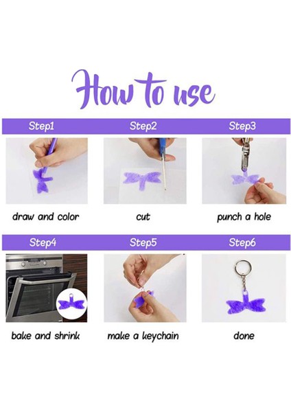 Çocuklar Için Plastik Levhaları Küçültin El Sanatları, Büyük Boy Levhalar, Buzlu Boş Shrink Sanat Kağıdı, Dıy El Sanatları (Yurt Dışından) fiyatları