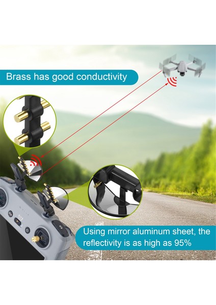 Mini 4 Pro/air 3 Sinyal Amplifikatörü Anten Menzil Genişletici Sinyal Djı Rc 2/rc Pro Drone Aksesuarları (Yurt Dışından) fırsatları