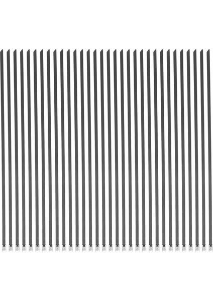 100 Adet/grup, 4.6MMX300MM Pvc Plastik Kaplamalı SS304 Paslanmaz Çelik Kablo Bağı (Yurt Dışından) modelleri