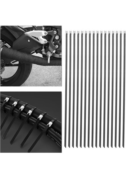 100 Adet/grup, 4.6MMX300MM Pvc Plastik Kaplamalı SS304 Paslanmaz Çelik Kablo Bağı (Yurt Dışından) indirimleri