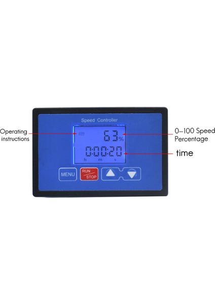 LCD Akıllı Dijital Ekran Takometre Ayarlanabilir 30A Pwm Dc Motor Hız Kontrol Cihazı Zamanlama Uzaktan Kumanda 12V 24V 36V 48V (Yurt Dışından)