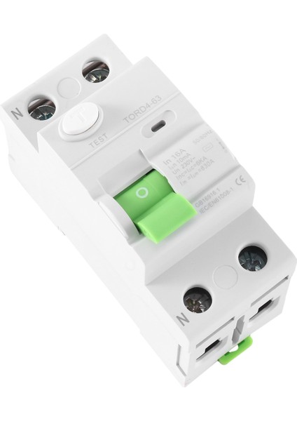 Ac 2p 6ka Rccb Rcd 230V Kaçak Akım Devre Kesici Diferansiyel Kesici Emniyet Anahtarı Tord4-63, 2p 16A 10MA (Yurt Dışından) fırsatları
