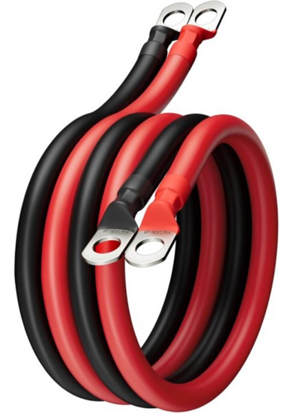 Akü Terminali Kablosu 10AWG Otomatik Akü Kurşun Alüminyum Alaşımlı Konnektör Kelepçesi Otomotiv Deniz Güneş Rv Motosiklet Için (Yurt Dışından)