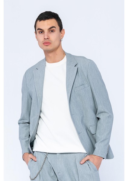 Erkek Slim Fit Cepli Düğmeli Bürümcük Kumaş Klasik Ceket fırsatları