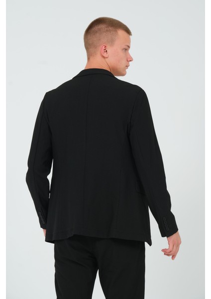 Erkek Slim Fit Cepli Düğmeli Bürümcük Kumaş Klasik Ceket indirimleri