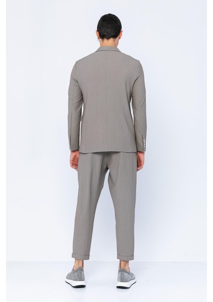 Erkek Slim Fit Cepli Düğmeli Bürümcük Kumaş Klasik Ceket fiyatları
