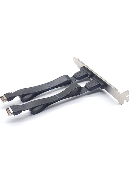 USB 3.1 Ön Panel Başlığı Tip E Erkek - Tip C Dişi Konnektör Anakart Genişletme Kablosu Transfer Kablolaması (30CM) (Yurt Dışından)