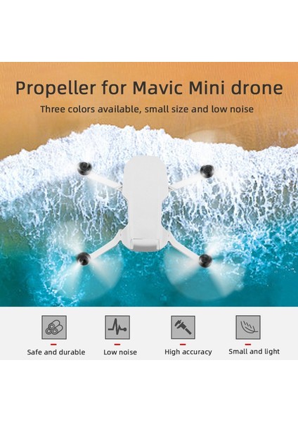 Djı Mavic Mini/mini 2 Drone Için Üç Bıçaklı Pervane Djı Mini 2 Için Bıçak Yedek Kanat Fanları, Kırmızı (Yurt Dışından) fiyatları