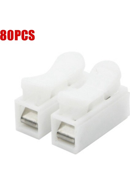 80PCS Ch2 Hızlı Konnektörler Press-Fit Hızlı Terminaller Terminal Bloğu (Yurt Dışından)