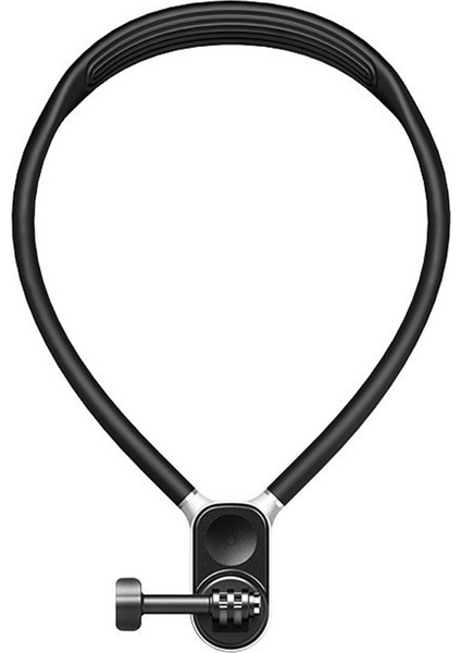Gopro Hero Için Silikon Boyun Tutma Dağı 11 10 9 8 INSTA360 Djı Osmo Eylem Ergonomik Montaj Braketi Boyutu L (Yurt Dışından)