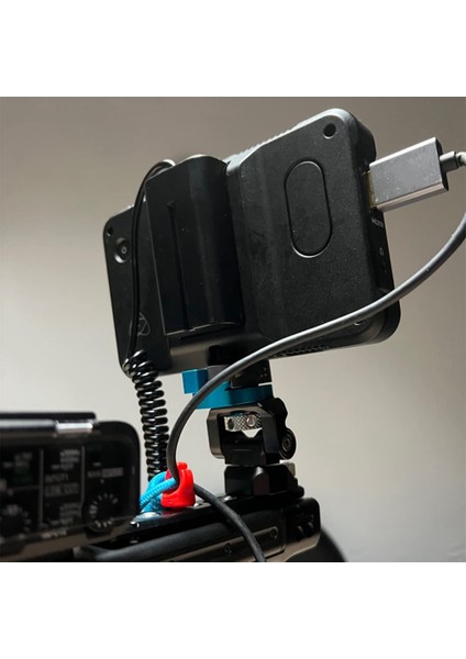 Sony Feelworld/atomos Shinobi Küçük Hd/andycine Kamera Monitörü Için L-Serisi F550 Pil Kukla Kablosu Sarmal D-Tap (Yurt Dışından) fırsatları