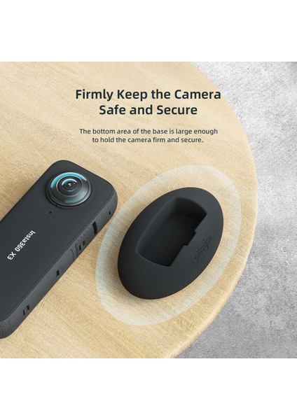 Amagisn Silikon Stand Tabanı Insta 360 X3 Aksiyon Kamera Parçaları Sağlam Masaüstü Stand Koruma Kamera Aksesuarları (Yurt Dışından) indirimleri